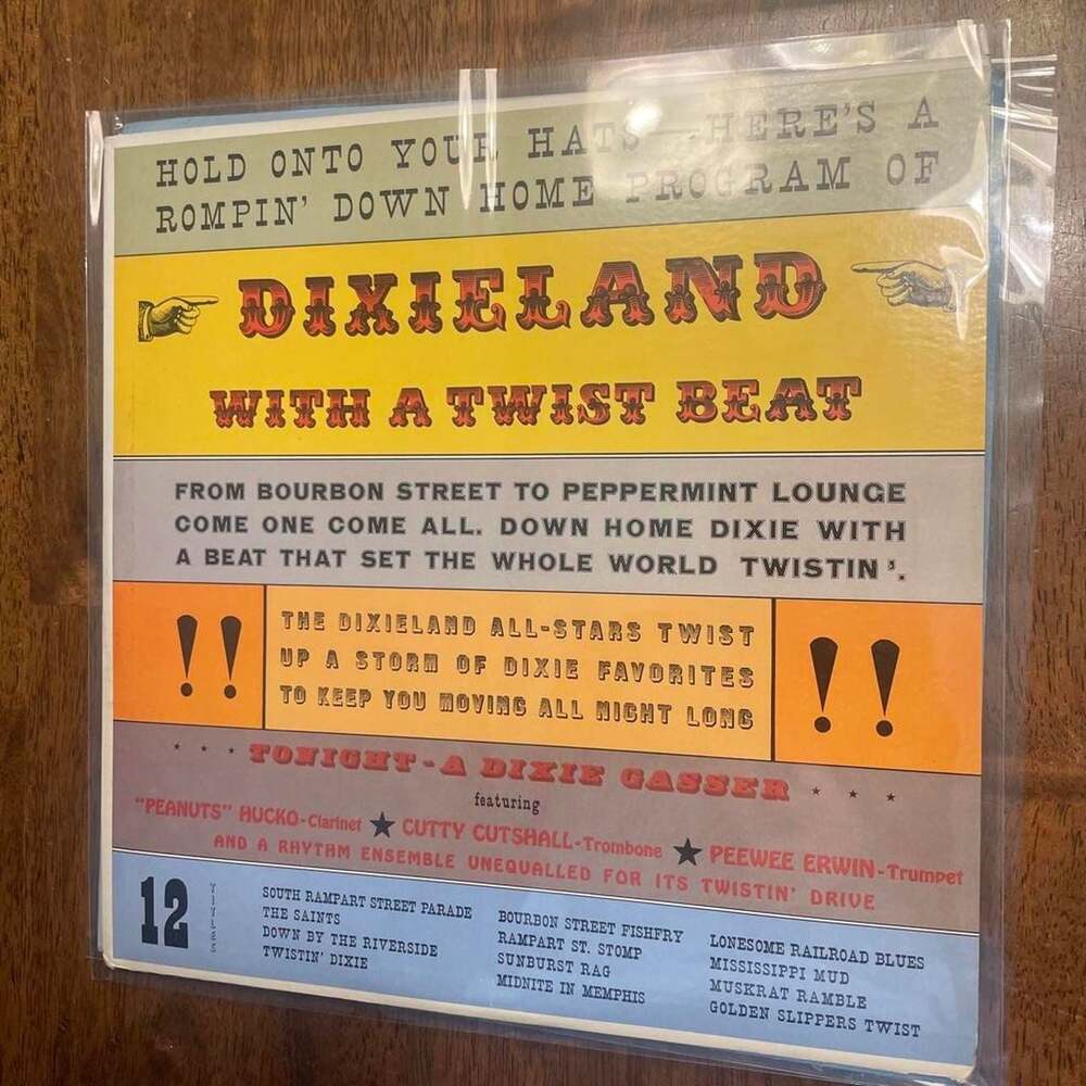 The Dixie All-Stars Dixieland With A Twist Beat 1959 Vinyl LP